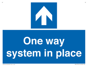 One way system in place